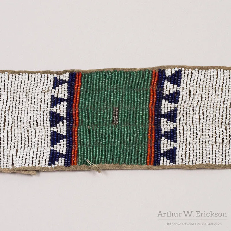 Sioux Beaded Blanket Strip