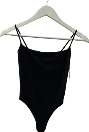 SKIMS Black Fits Everybody Cami Thong Bodysuit - Onyx UK M