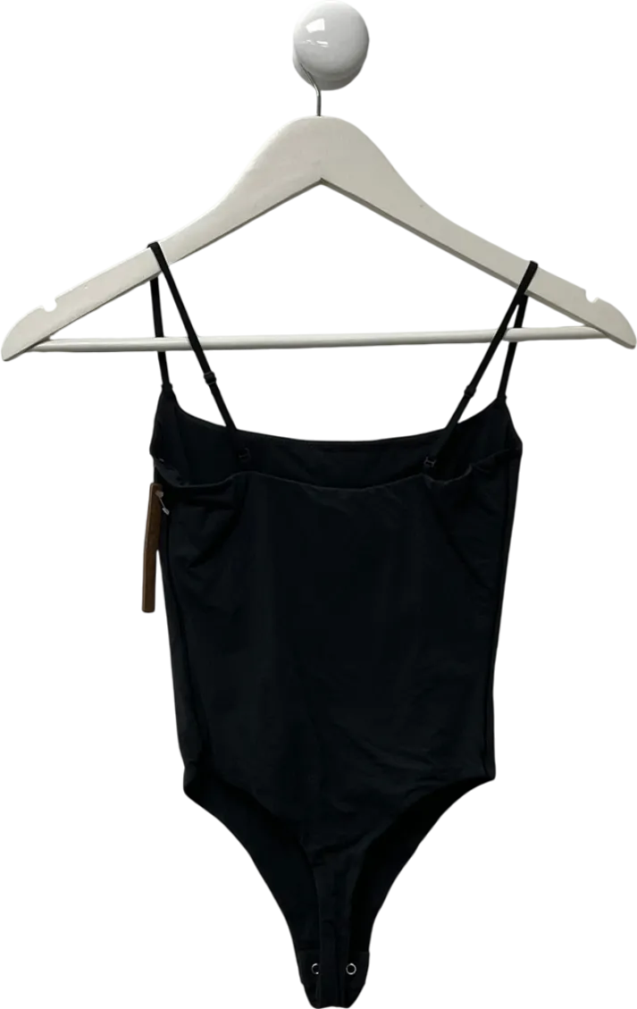 SKIMS Black Fits Everybody Cami Thong Bodysuit - Onyx UK M
