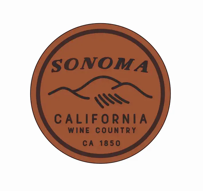 Sonoma Wine Country Leather Coaster