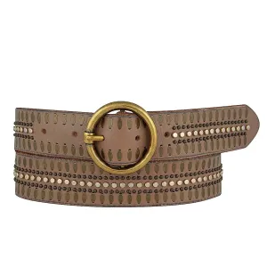 Soraya l Studded Leather Belt