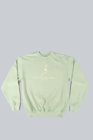 SPORTY AND RICH LIVE LONGER CREWNECK HONEYDEW