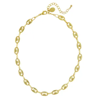 Susan Shaw Buckle Chain Necklace