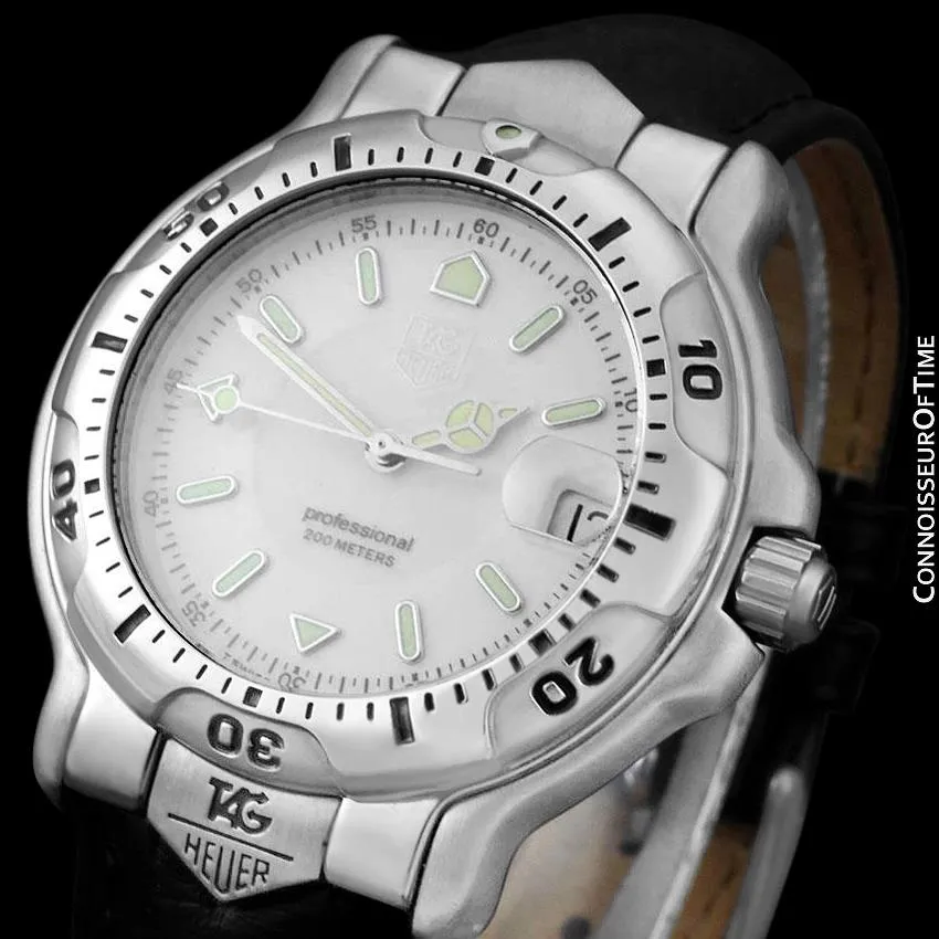 TAG Heuer Professional 6000 Mens Full Size Divers Watch - Stainless Steel - WH1111