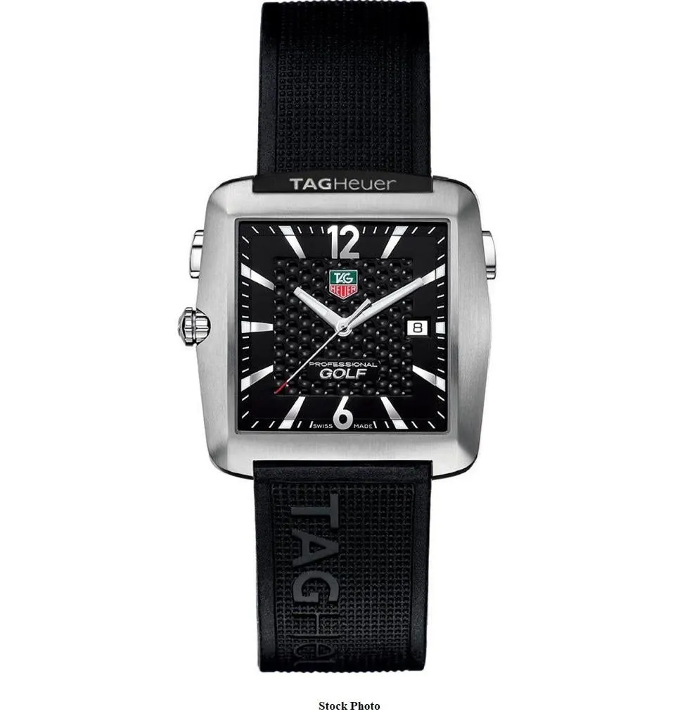 TAG Heuer Tiger Woods Mens Titanium Golf Sports Watch - WAE1111.FT6004