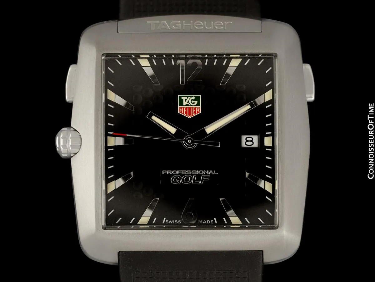 TAG Heuer Tiger Woods Mens Titanium Golf Sports Watch - WAE1111.FT6004