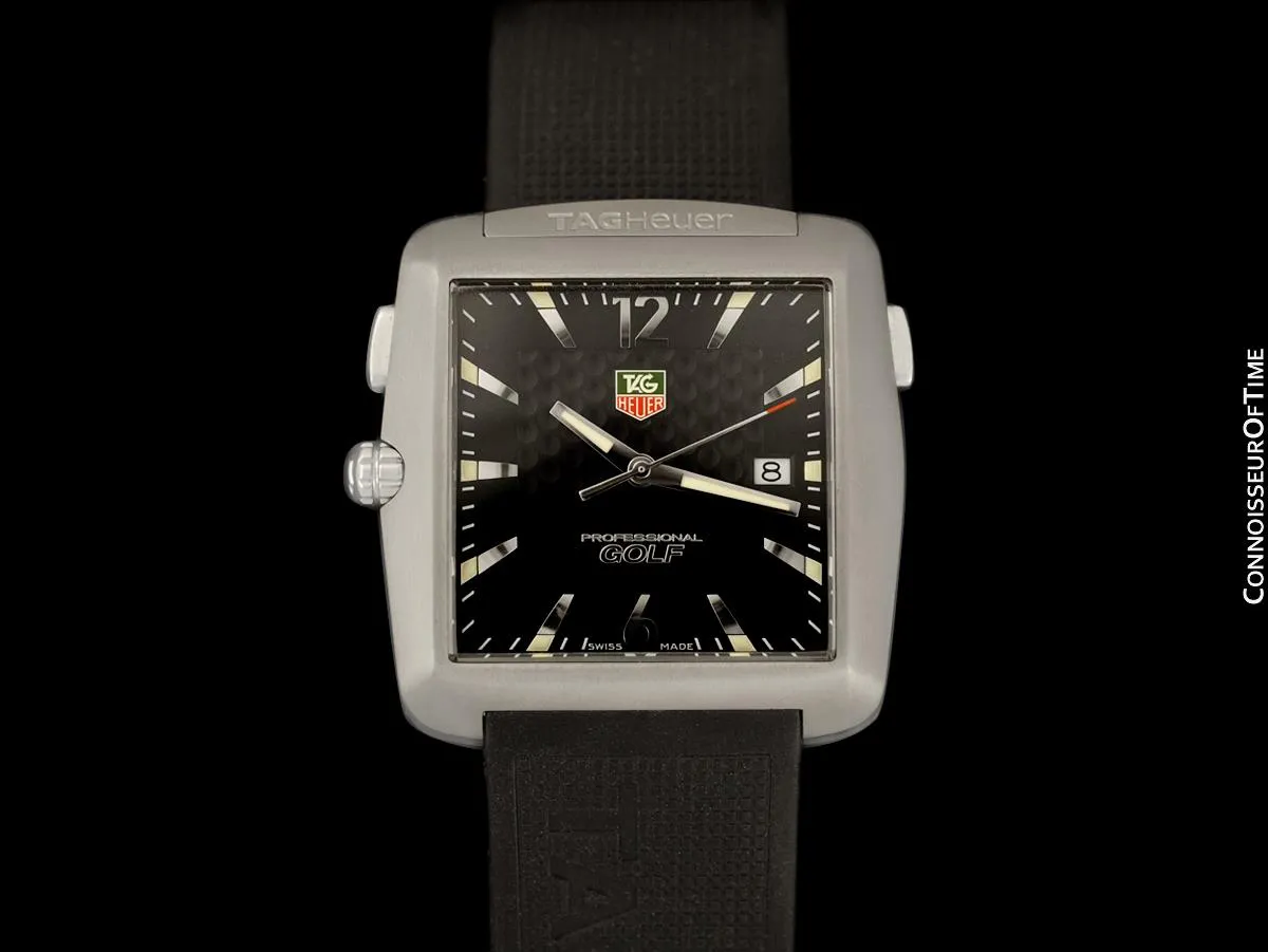 TAG Heuer Tiger Woods Mens Titanium Golf Sports Watch - WAE1111.FT6004