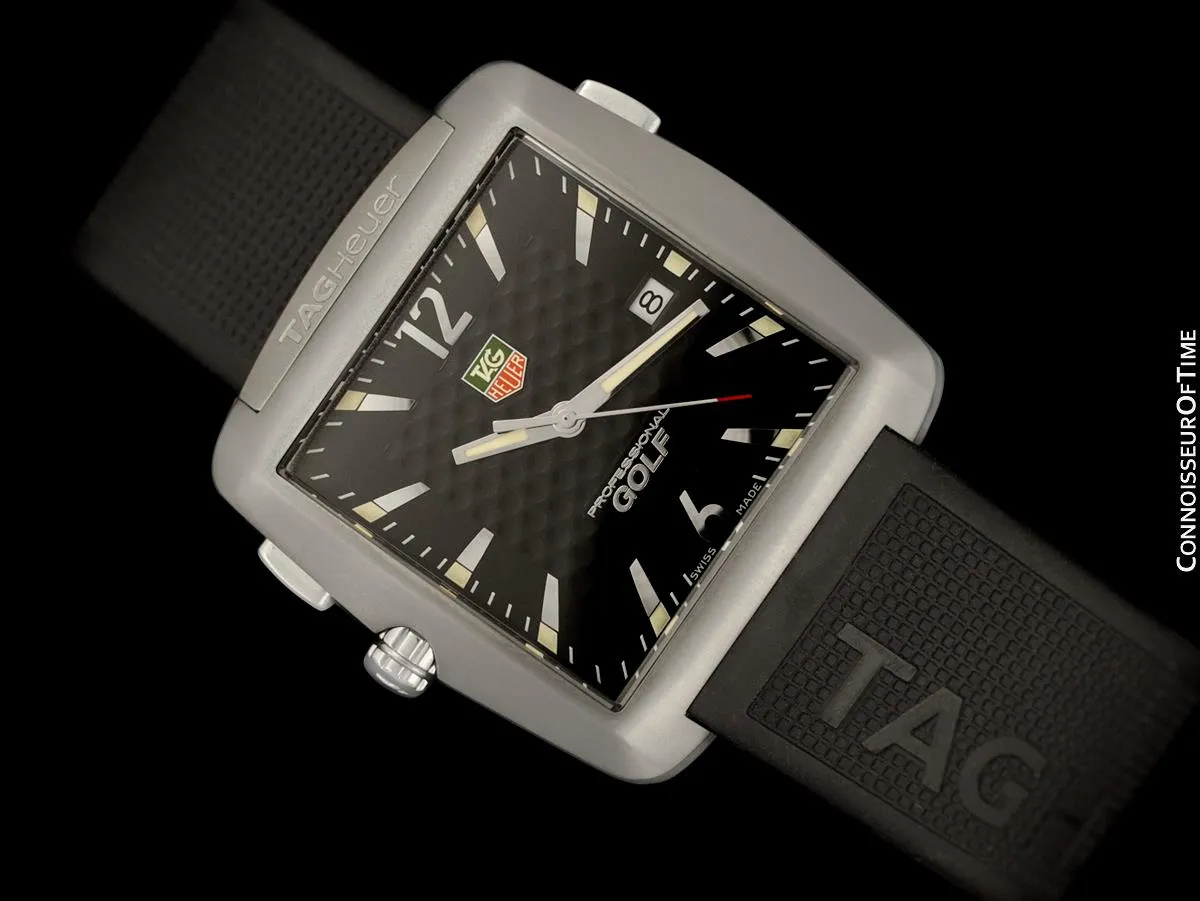 TAG Heuer Tiger Woods Mens Titanium Golf Sports Watch - WAE1111.FT6004