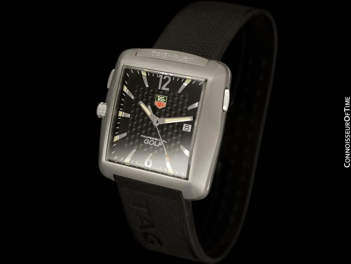 TAG Heuer Tiger Woods Mens Titanium Golf Sports Watch - WAE1111.FT6004