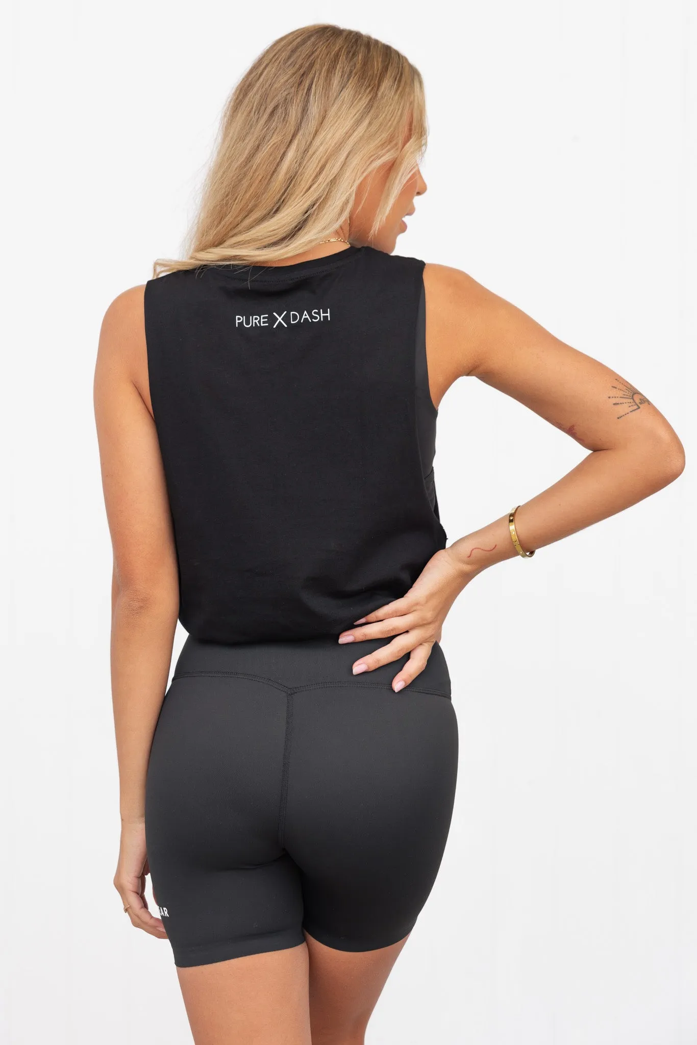 TEAM Pure Dash Tank - Black