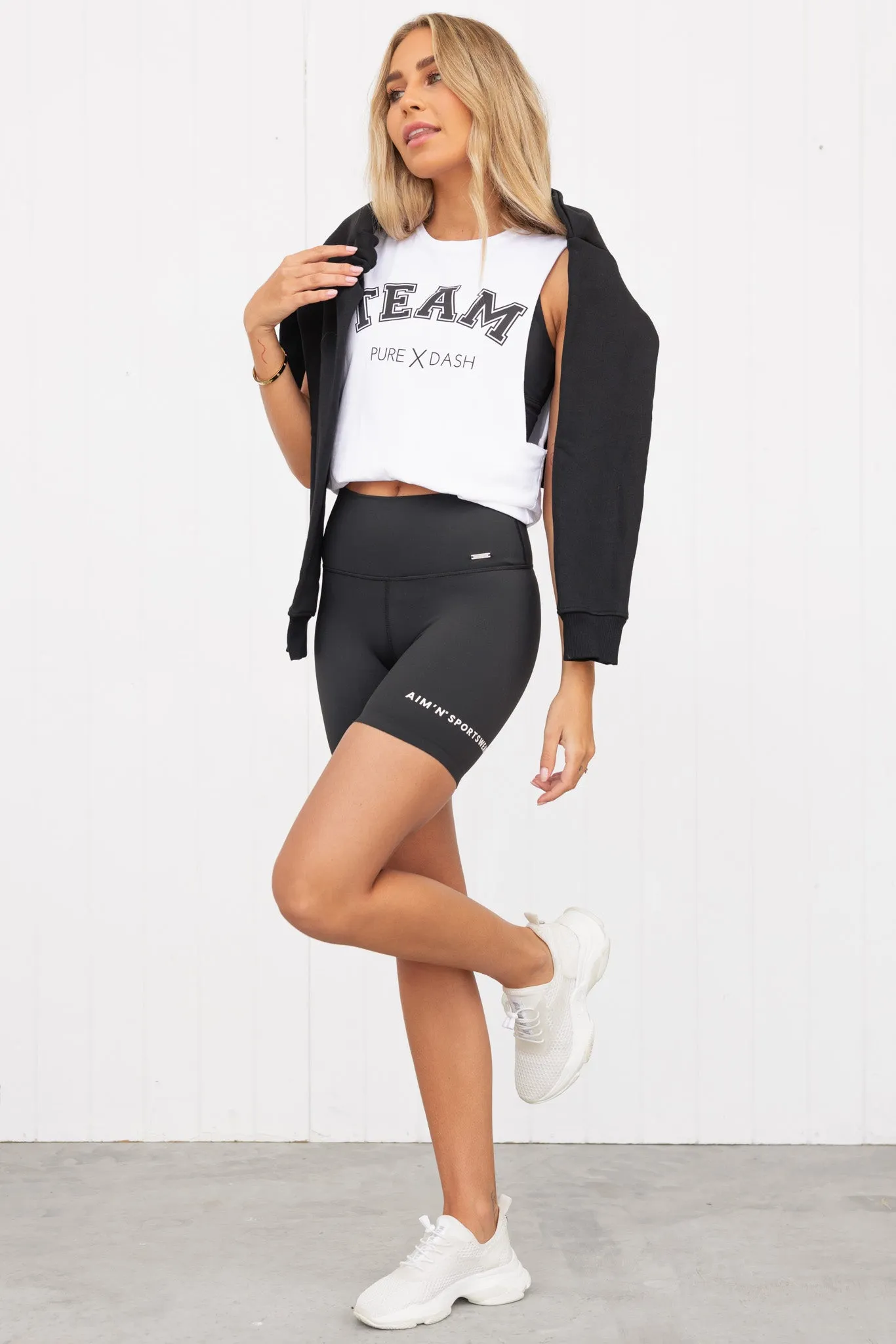 TEAM Pure Dash Tank - White