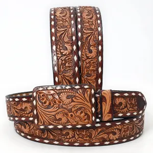 The Carlsbad Buckstitch Belt