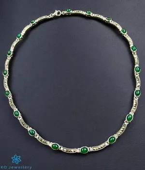 The Green Legacy Luxe Silver Marcasite Necklace