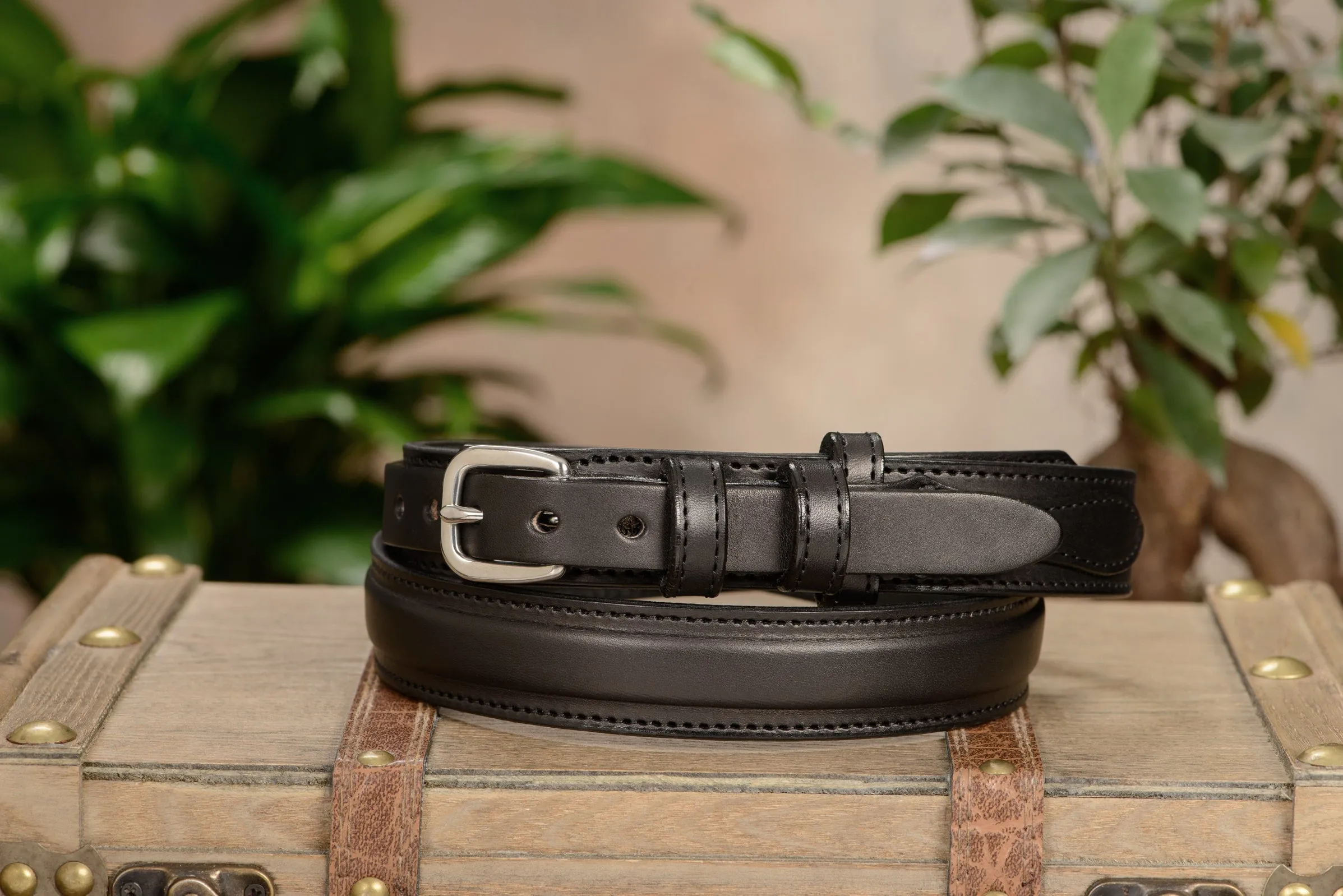 The Walker: Black Stitched Ranger 1.25"
