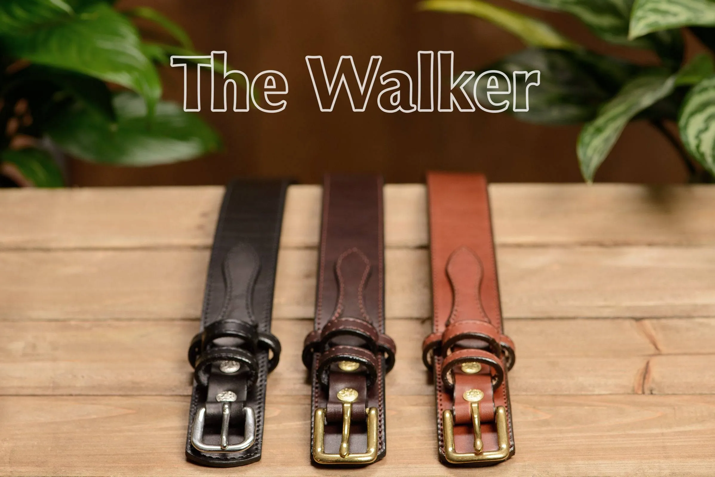 The Walker: Brown Stitched Ranger 1.50"