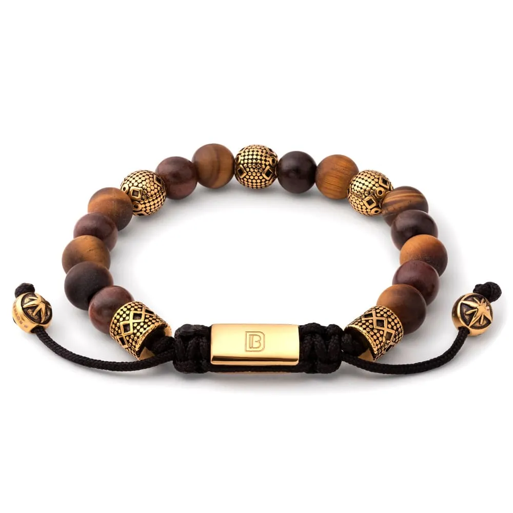 Tiger Eye, Wood, and Gold Tropez