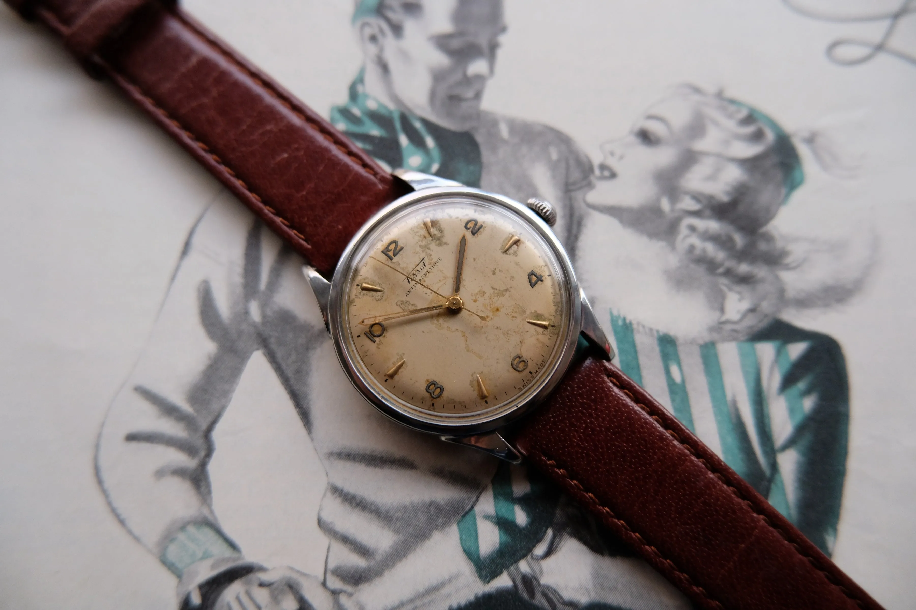 Tissot Vintage Wristwatch 1950s