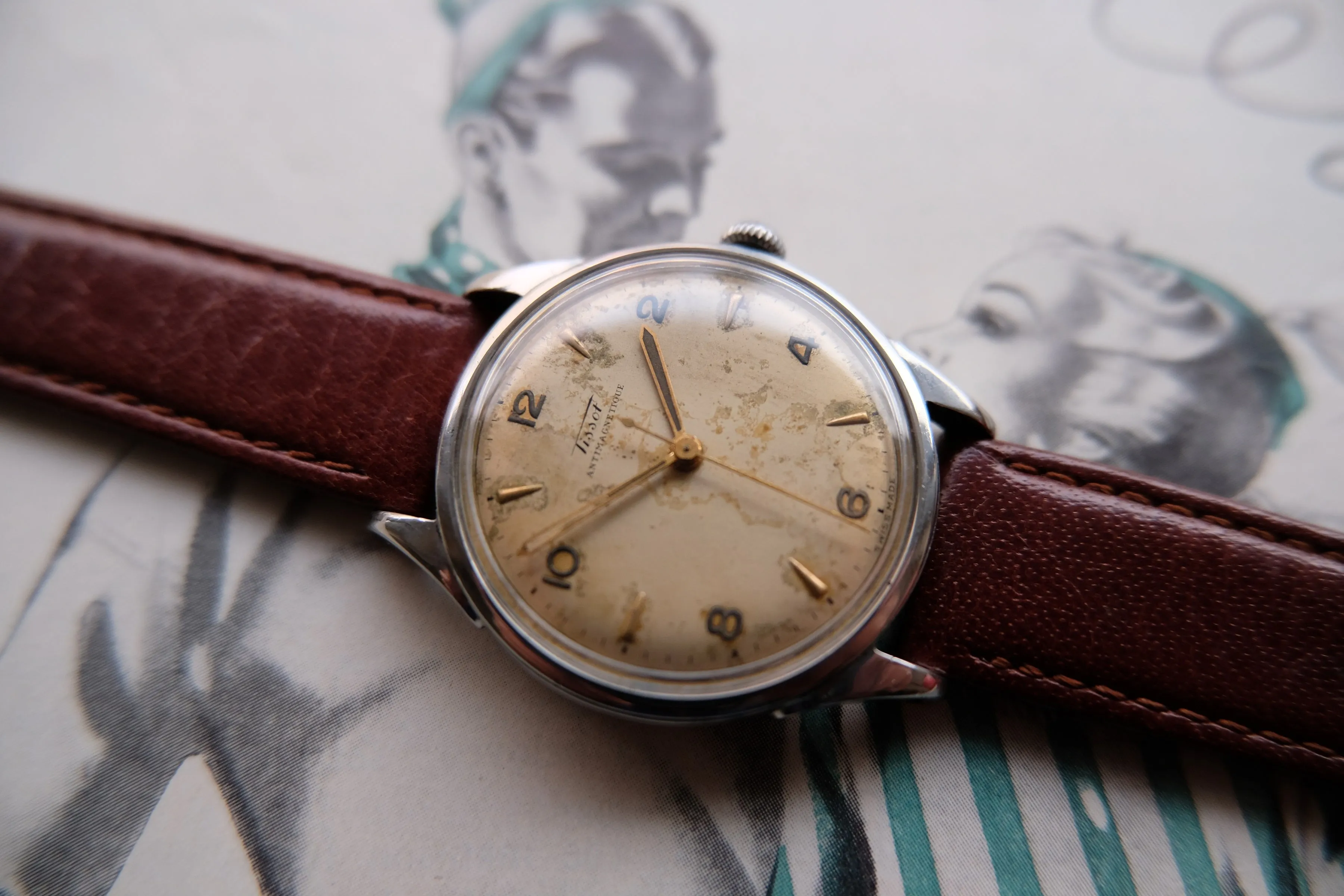 Tissot Vintage Wristwatch 1950s