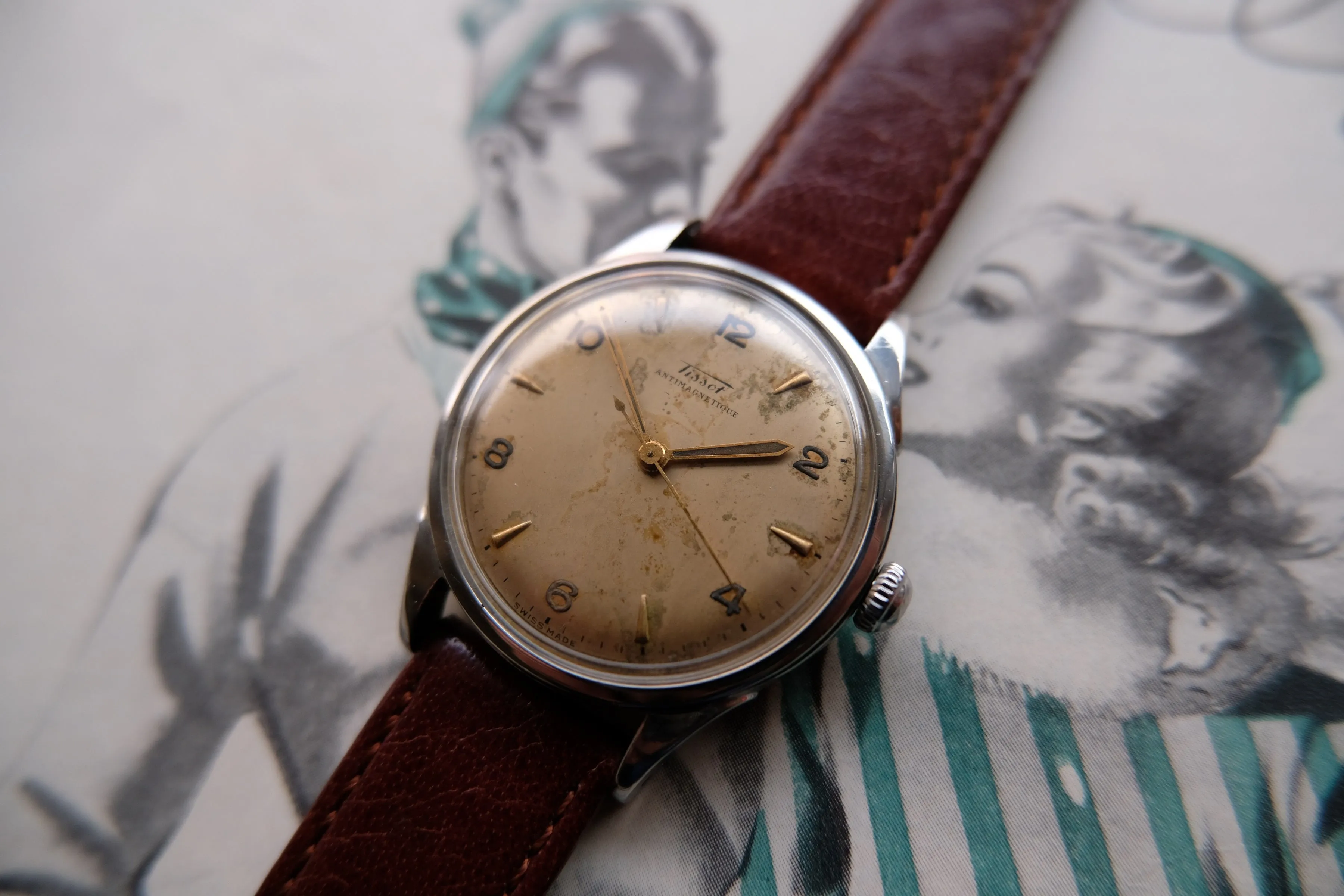 Tissot Vintage Wristwatch 1950s
