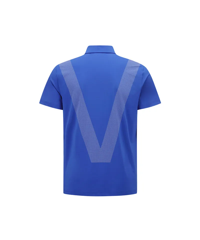 Vice Golf Atelier Men's V Signature Polo T-Shirts - Royal Blue