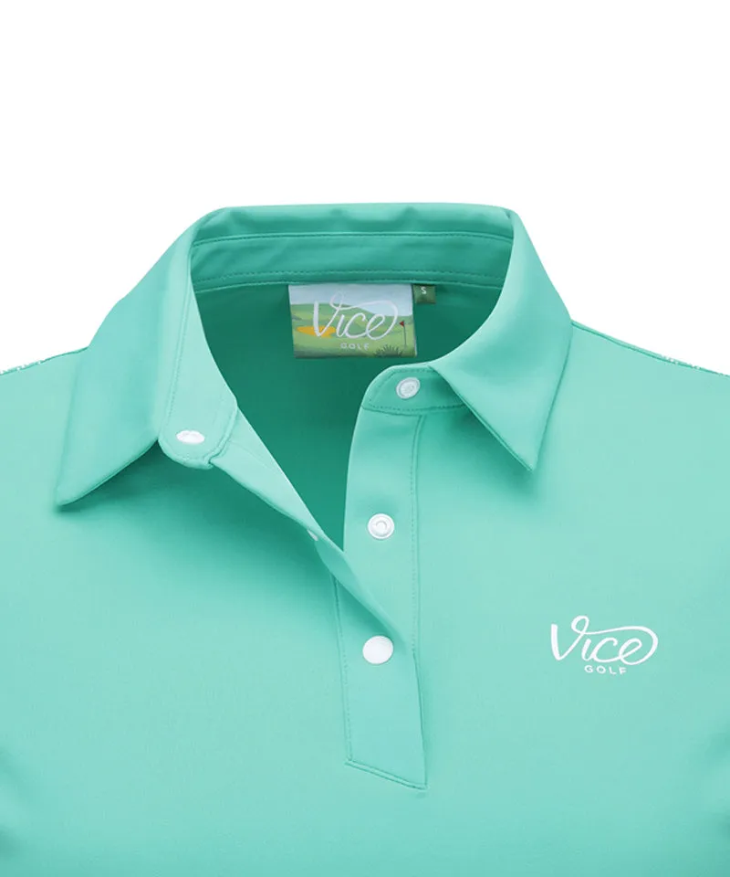 Vice Golf Atelier Women V Signature Polo T-Shirts - Jade