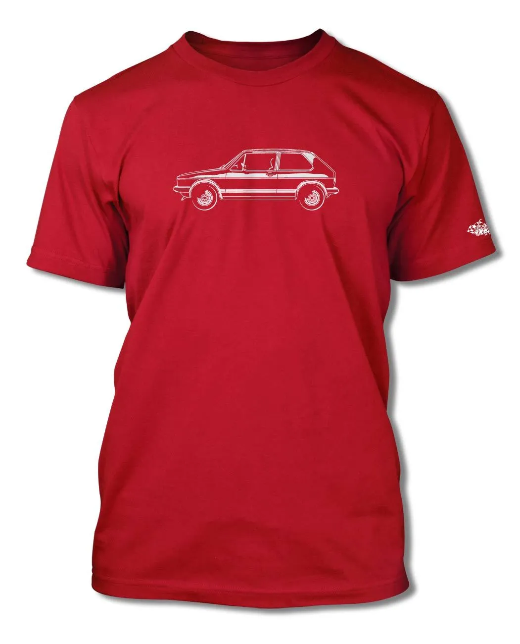 Volkswagen Golf Rabbit GTI MKI T-Shirt - Men - Side View