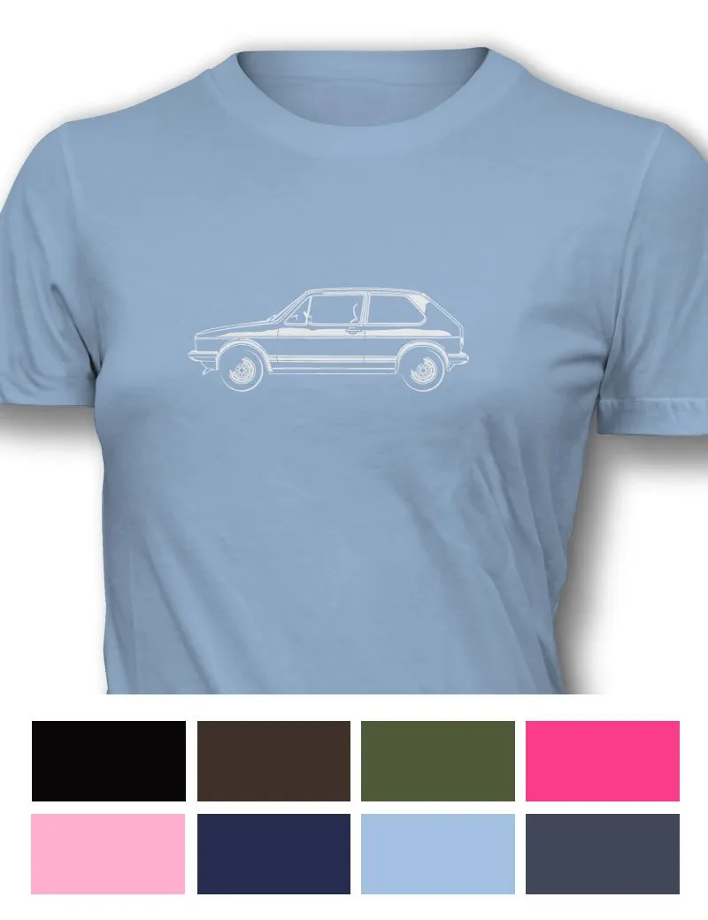 Volkswagen Golf Rabbit GTI MKI T-Shirt - Women - Side View