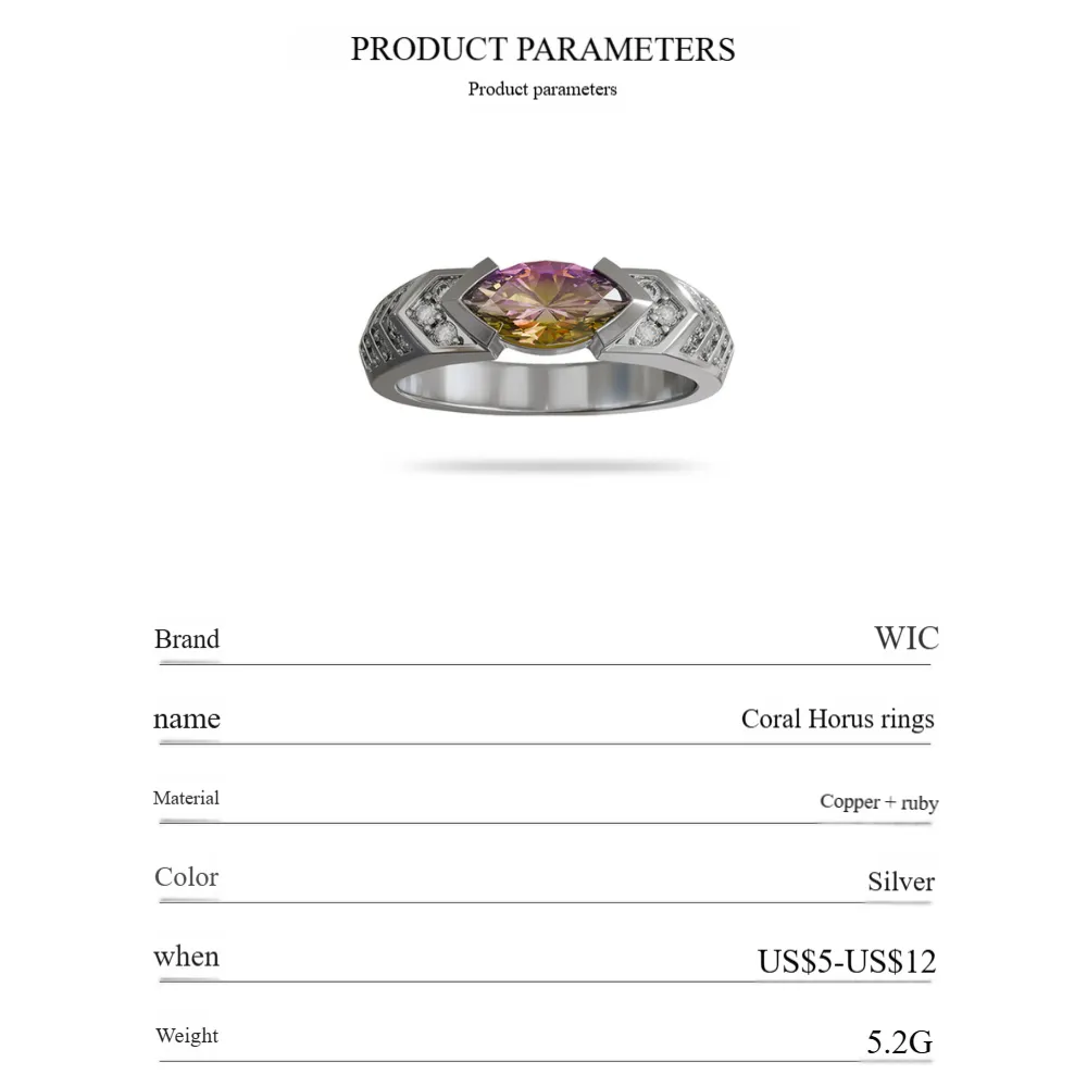 WIC | Bubble Color Horus Ring