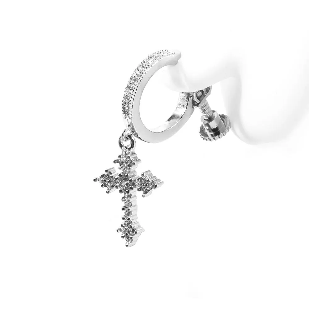 WIC | Non-Pierced Cross Earrings