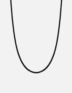 Zane Onyx Necklace, Sterling Silver