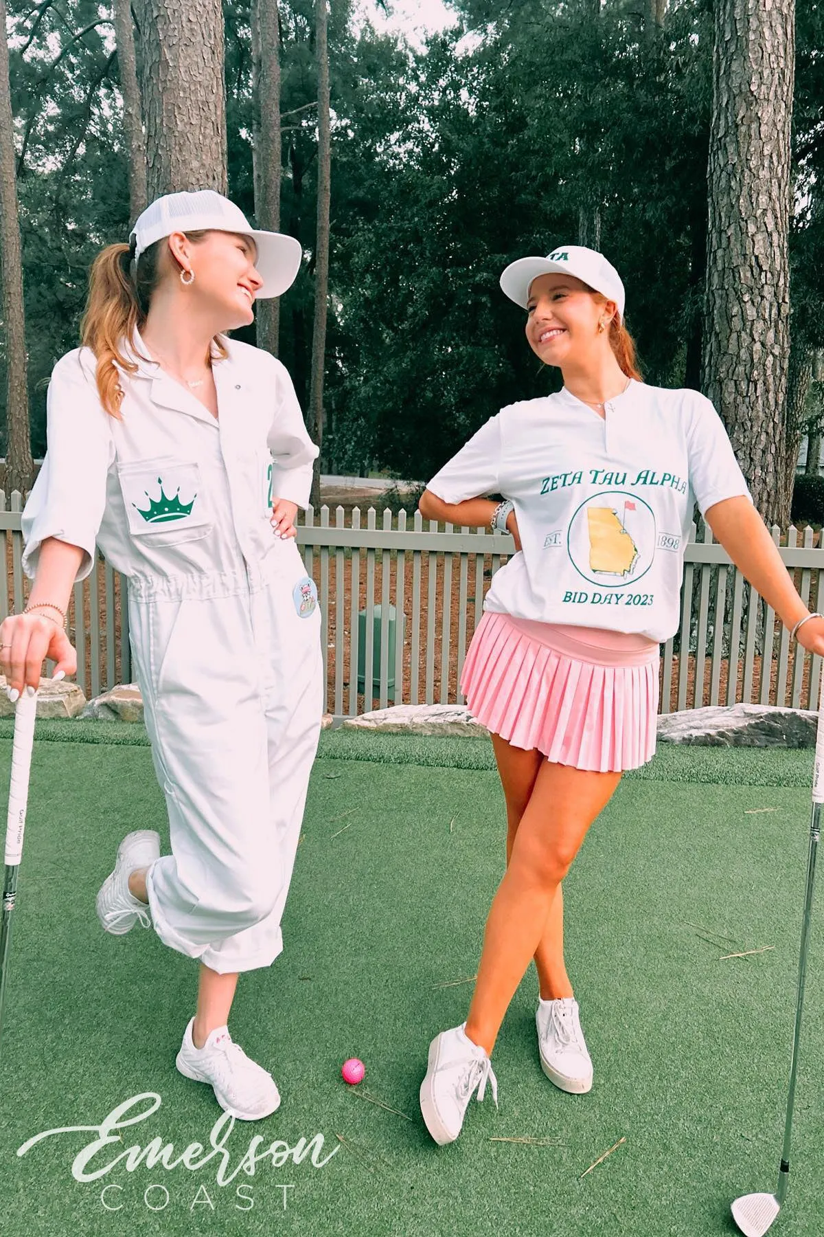 Zeta Tau Alpha Golf Par-tee Bid Day Henley