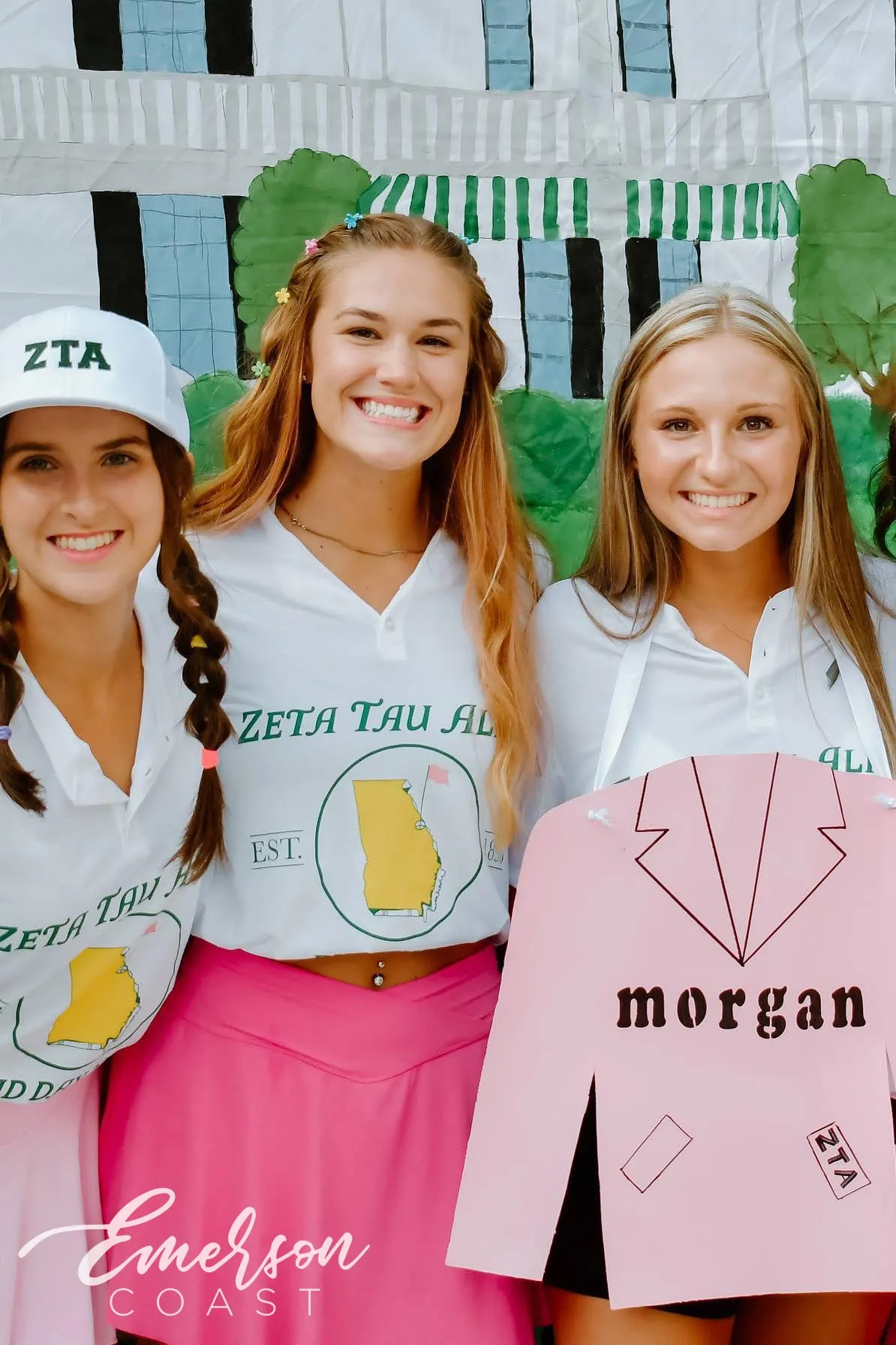 Zeta Tau Alpha Golf Par-tee Bid Day Henley
